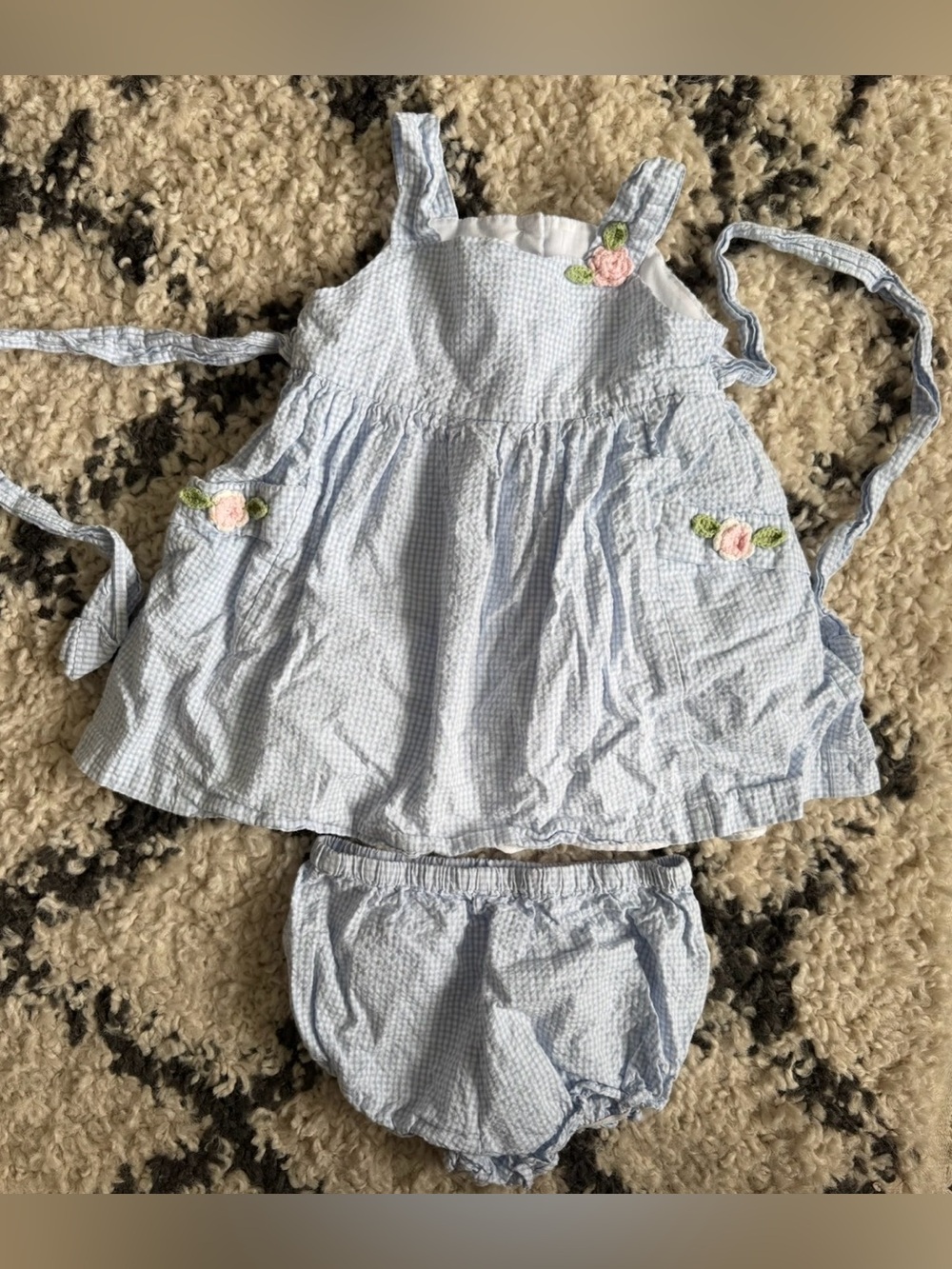Laura Ashley Dress and diaper cover Size 24 Months